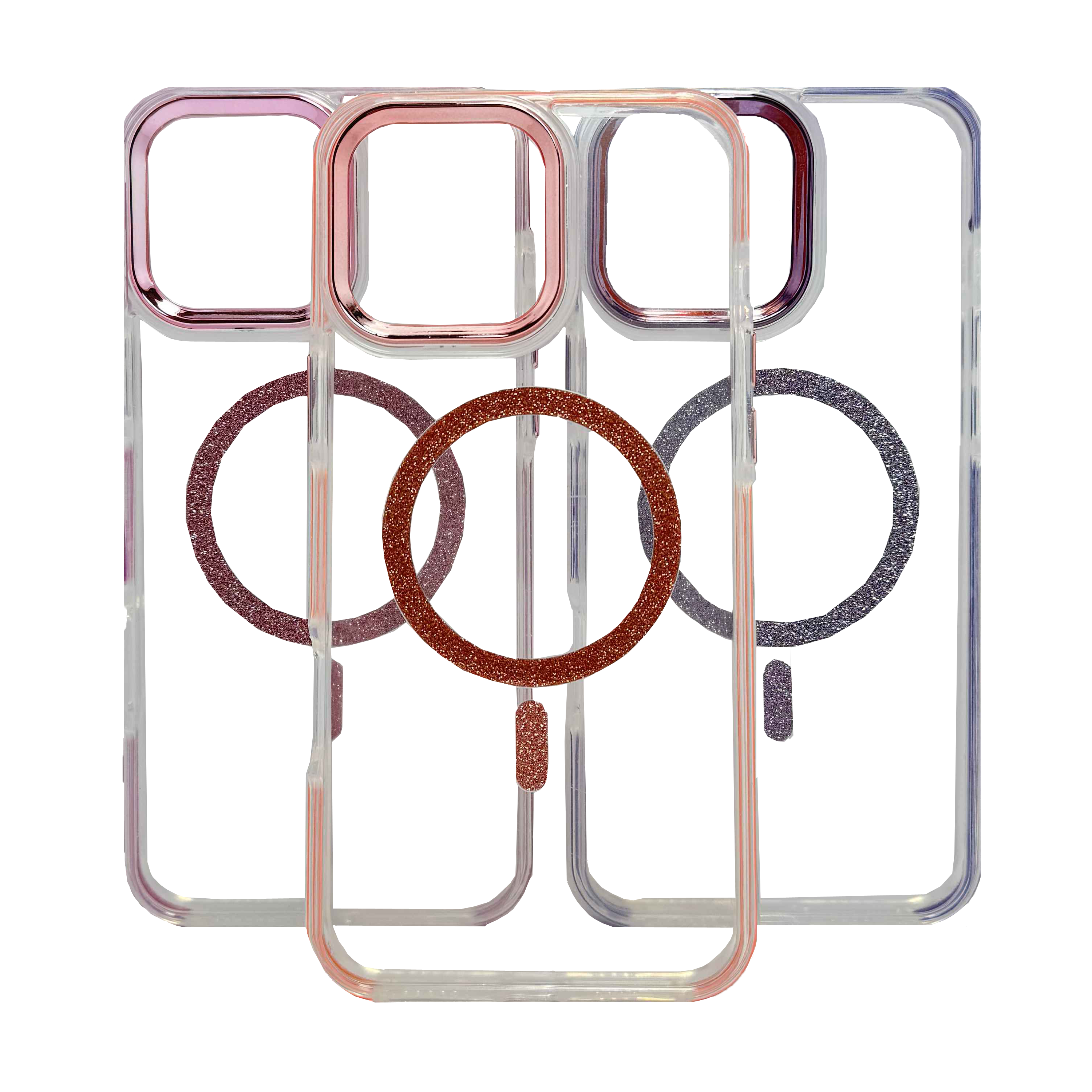 گارد مگ سیف شفاف  اکلیلی آیفون مدل شاین 16 پرو مکس