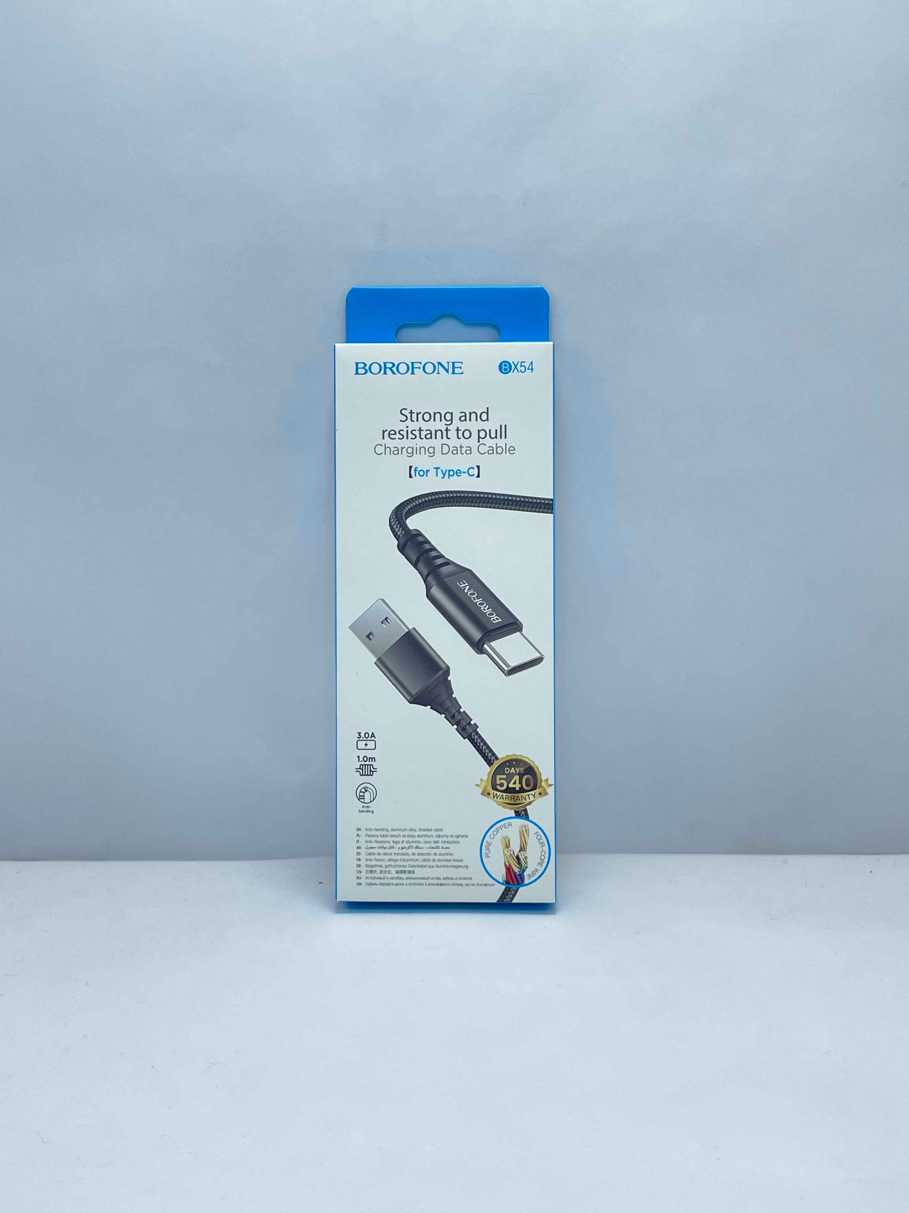 کابل شارژ USB به TYPE-C (تایپ سی) BX54