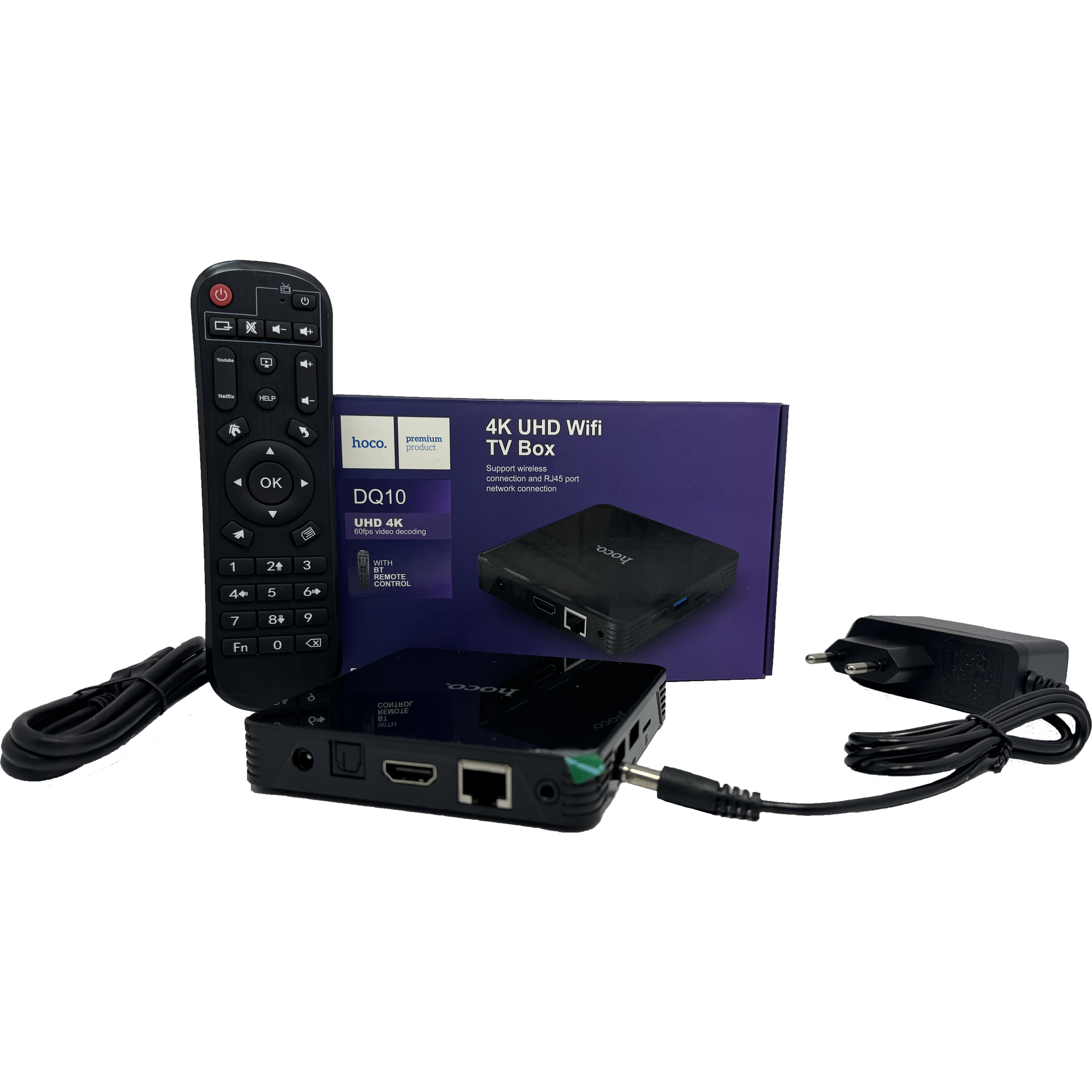 اندروید باکس مدل DQ10 برند HOCO (گیرنده دیجیتال)